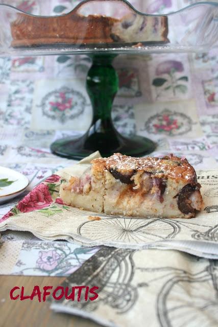 clafoutis,clafoutis de cerezas