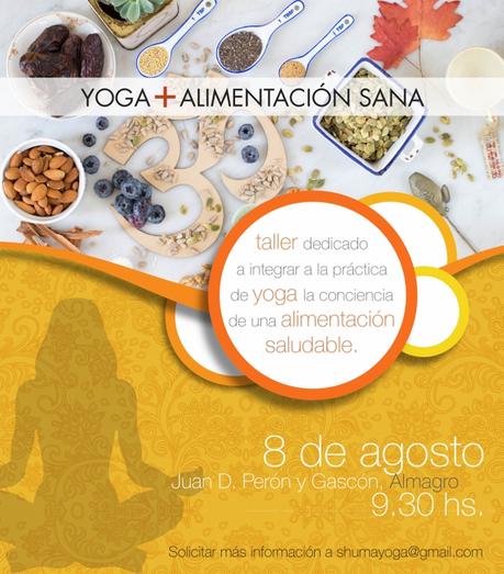 TALLER DE YOGA + DESAYUNO *8  DE AGOSTO* ¡TE ESPERAMOS!