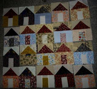 Mystery Quilt-Along : construyendo casas