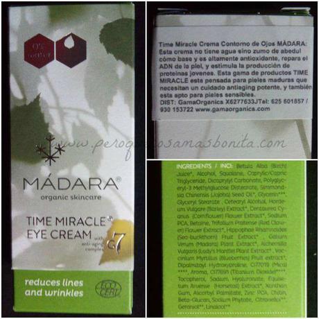 Time Miracle Eye Cream de Madara