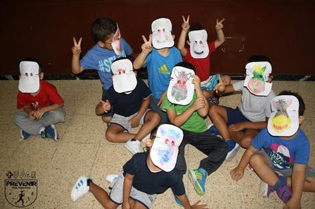 mascara caballos niños