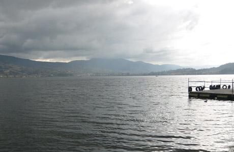 Lago en Ecuador