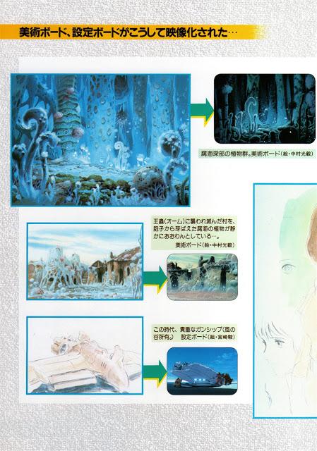 Folleto original de 'Nausicaä del Valle del Viento'