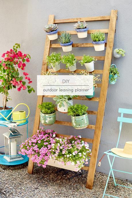 Inspiración: Macetas colgadas en una escalera