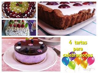 4 tartas para celebraciones