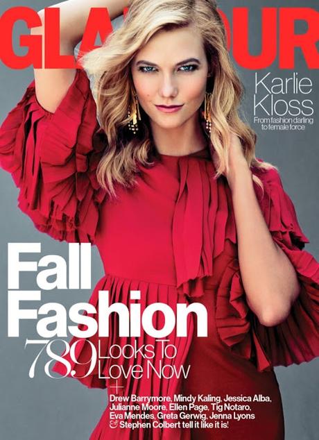 Karlie Kloss busca dominar todas las portadas de moda con esta nueva editorial para Glamour