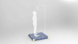 Gris: Un simple sistema para aprovechar el agua de la ducha