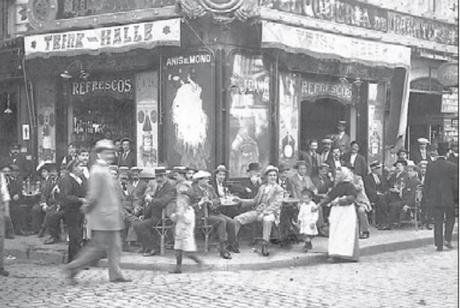 No te quejarás por las flores que te he traido: Nou de la Rambla/Conde del Asalto.A LA BARCELONA D' ABANS, D' AVUI  I DE SEMPRE...6-08-2015...!!!