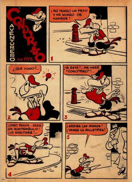 6 de agosto 1949, se publica por primera vez Condorito.