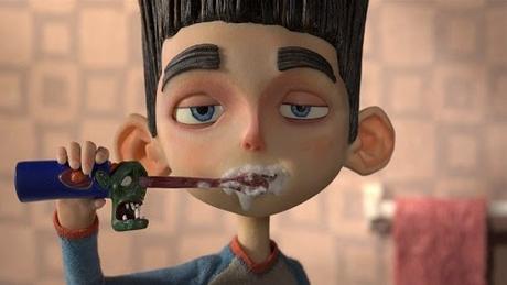 Film still from ParaNorman (2012) / Universal Pictures Paranorman brushing teeth cepillo dientes toothbrush