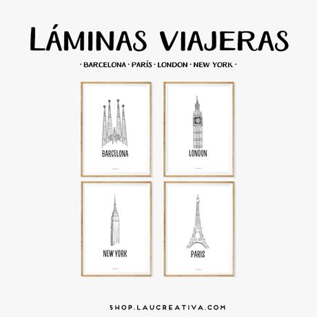Decora tu casa con nuestras láminas viajeras