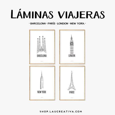 Decora tu casa con nuestras láminas viajeras
