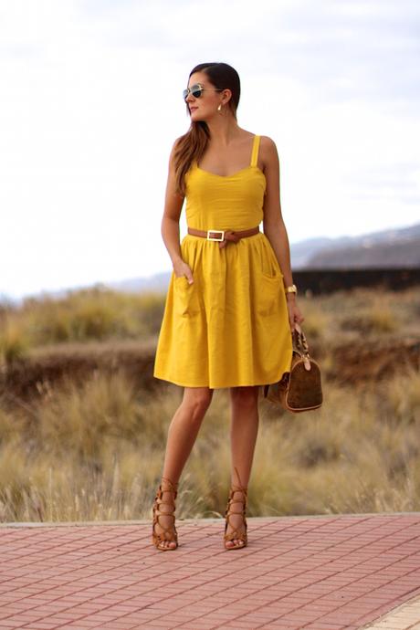 Mustard Dress