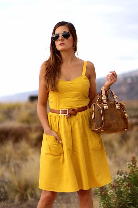 Mustard Dress