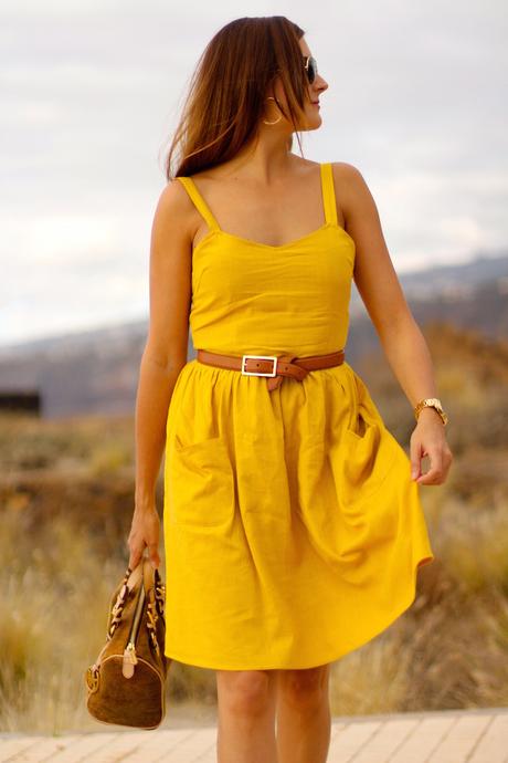 Mustard Dress