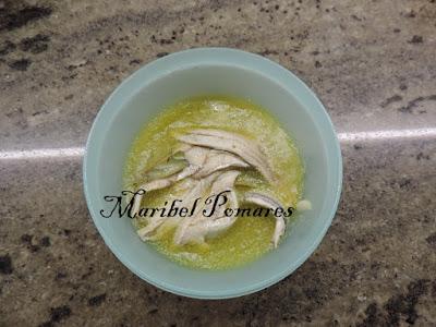 Ensalada de verano con boquerones en vinagre.