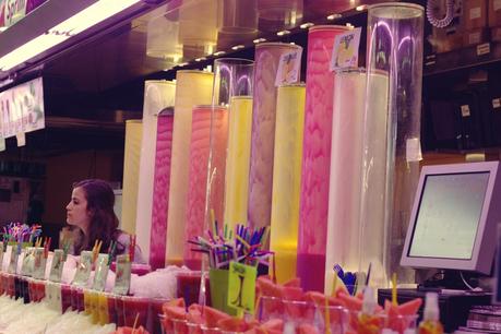 En la Boquería y otros lugares de Barcelona