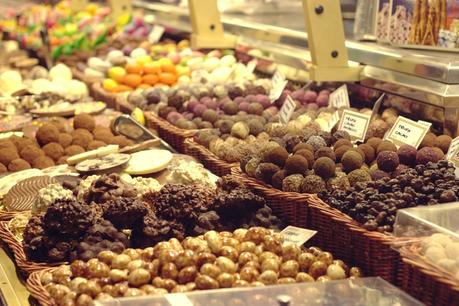 En la Boquería y otros lugares de Barcelona