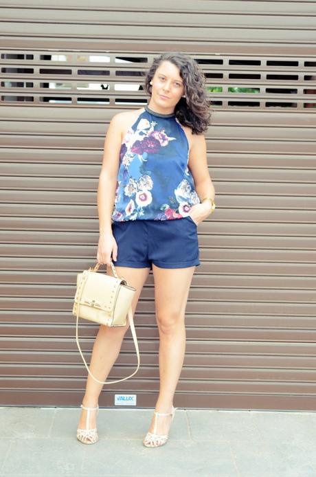 Mi vestido azul - Flower Mini Jumpsuit (4)