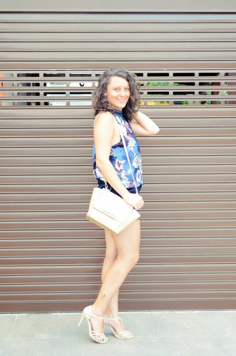 Mi vestido azul - Flower Mini Jumpsuit (10)