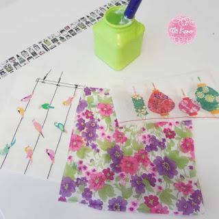 manualidades con niños decoupage