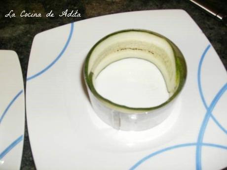 Ensalada con crujientes ,de queso y jamón