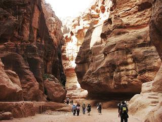 El siq, Petra, Jordania