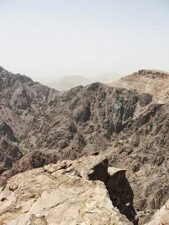 En las montañas, Petra, Jordania