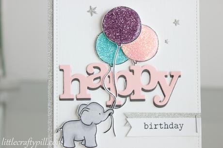 Glitter Birthday Card