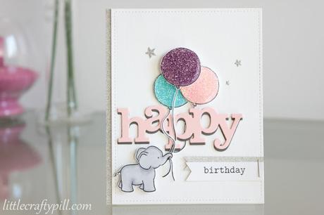 Glitter Birthday Card