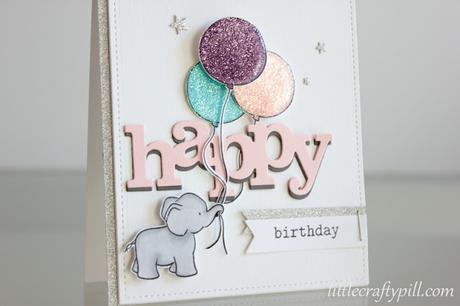 Glitter Birthday Card