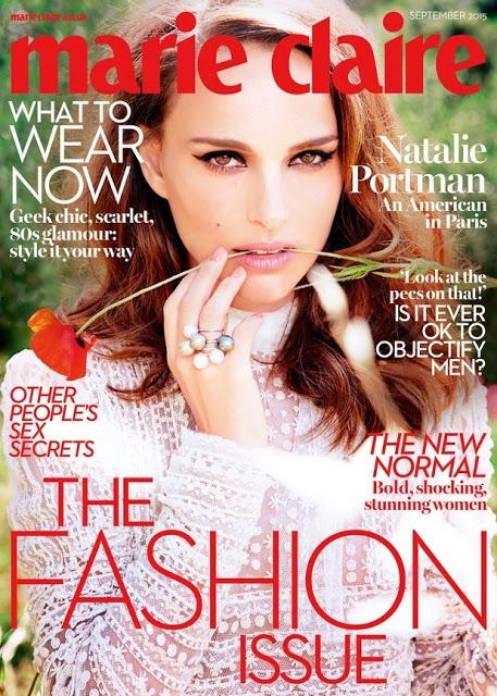 Natalie Portman brilla en el número de septiembre de Marie Claire UK