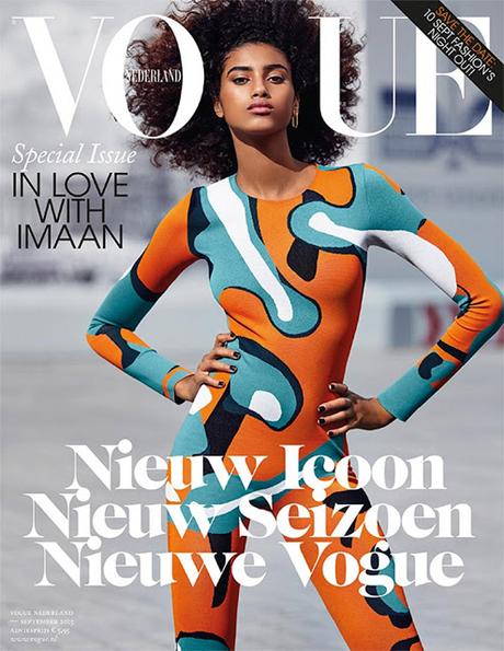 Imaan Hamman luce Dior para la nueva portada de Vogue Nederland