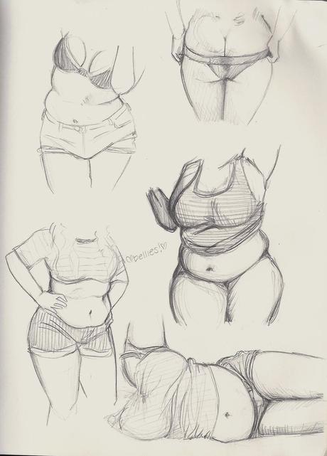 love yourself, body positive, bellies rock, awesome draw 