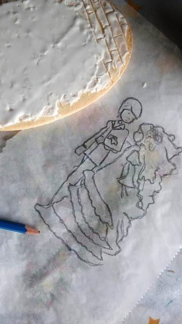 GALLETA DE BODA KING SICE , PARA LUNA