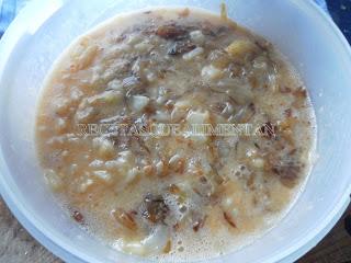 TORTILLA DE PATATA CON CEBOLLA CARAMELIZADA