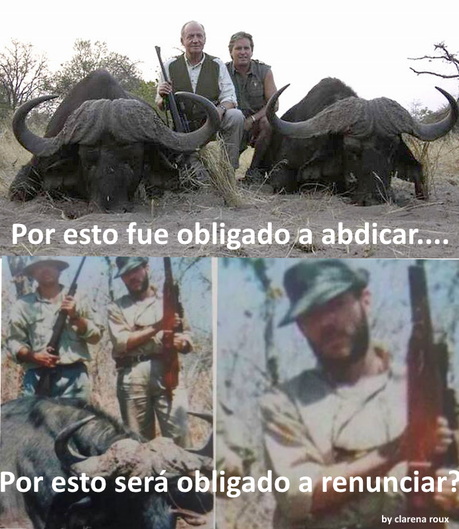 Presidente Santos criticado por cazar búfalos
