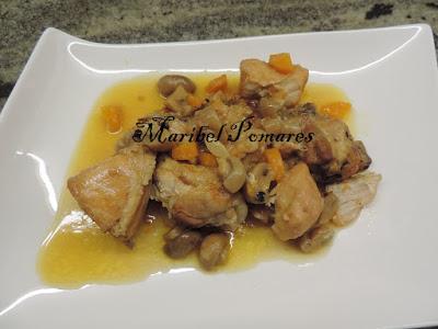 Pollo al aroma de canela.