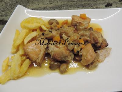 Pollo al aroma de canela.