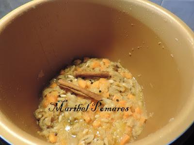 Pollo al aroma de canela.