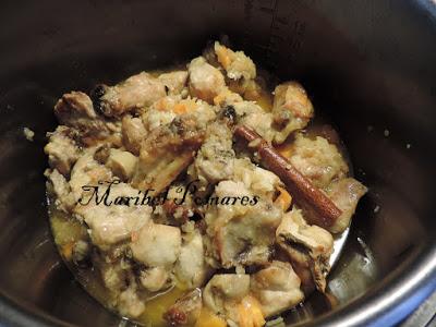 Pollo al aroma de canela.