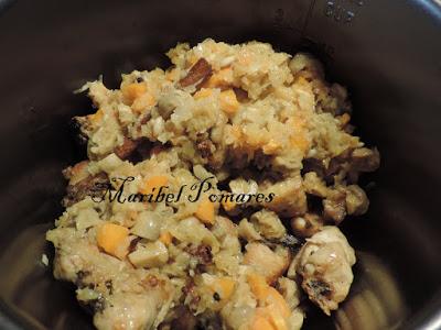 Pollo al aroma de canela.