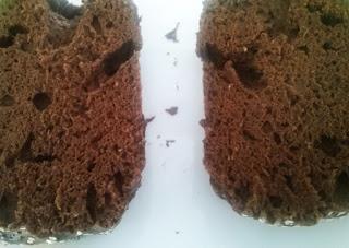 BIZCOCHO DE CACAO EN TAZA AL MICROONDAS