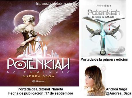 Portada revelada | Potenkiah | Andrea Saga