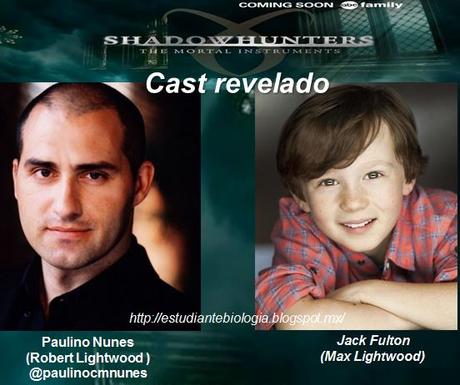 Cast revelado | Shadowhunters | Robert Lightwood y Max Lightwood