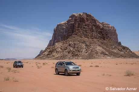 En el desierto de Wadi Rum