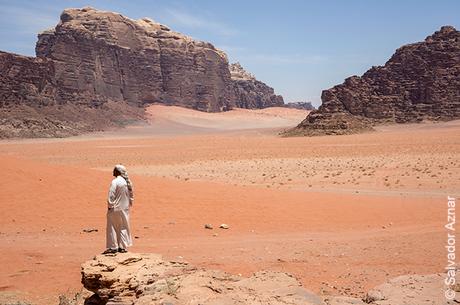 En el desierto de Wadi Rum