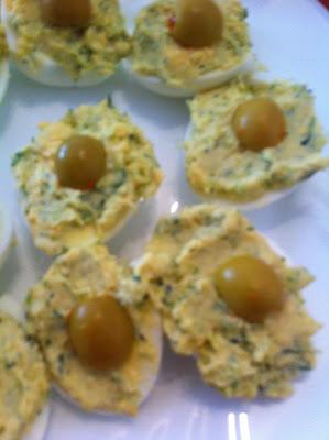 Huevos Rellenos de Calabacín