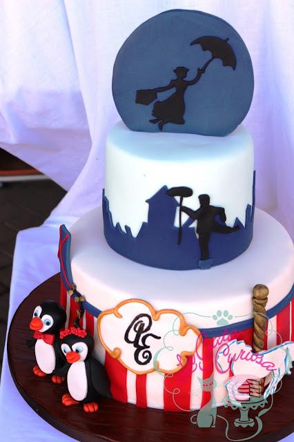 TARTA MARY POPPINS PARA UNA FIESTA PRE-BODA