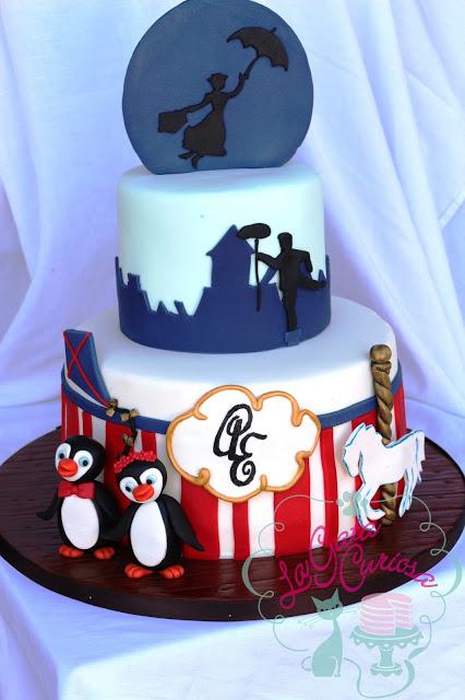 TARTA MARY POPPINS PARA UNA FIESTA PRE-BODA